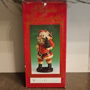 Vtg Winsor Collection 10" Christmas Tree Santa Claus Collectible Figurine 10"